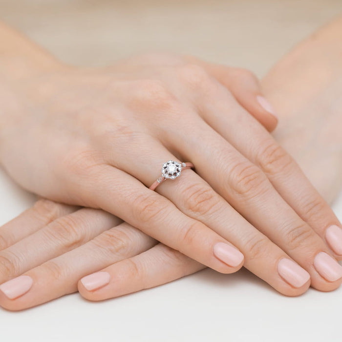 Inel Aur 14K cu Diamant Natural 0.28 ct