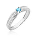 Inel Aur 14K W449 Topaz 0.15ct