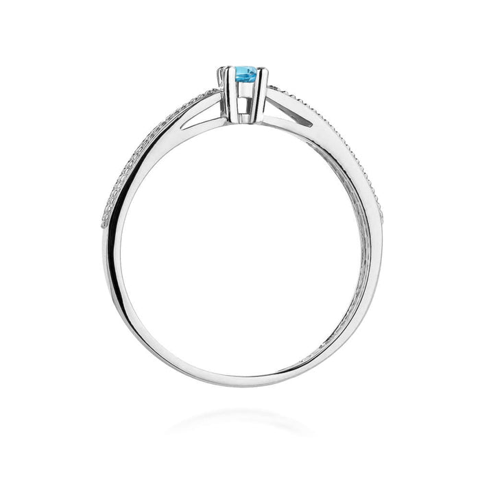 Inel Aur 14K W449 Topaz 0.15ct