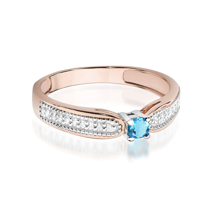 Inel Aur 14K W449 Topaz 0.15ct