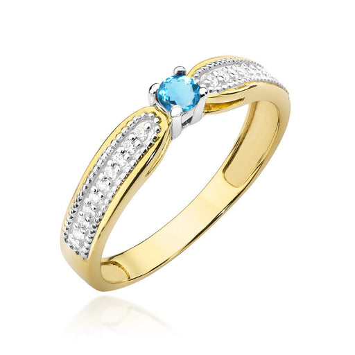 Inel Aur 14K W449 Topaz 0.15ct