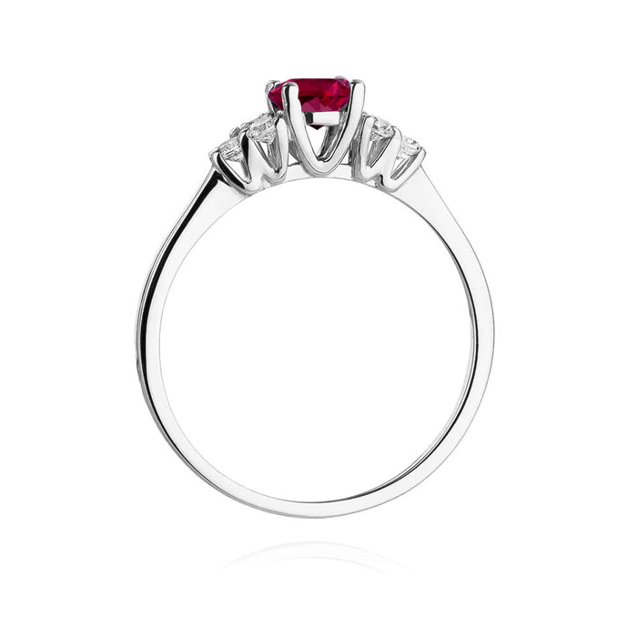 Inel Aur 14K W451 Rodolit 0.60ct