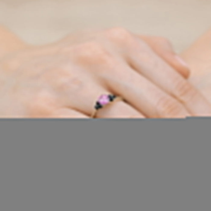 Inel Aur 14K W451 Topaz Roz 0.60ct