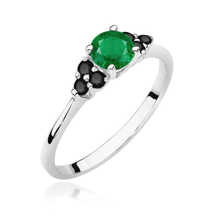 Inel Aur 14K W451 Smarald 0.50ct