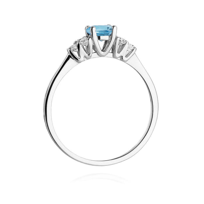 Inel Aur 14K W451 Topaz 0.50ct