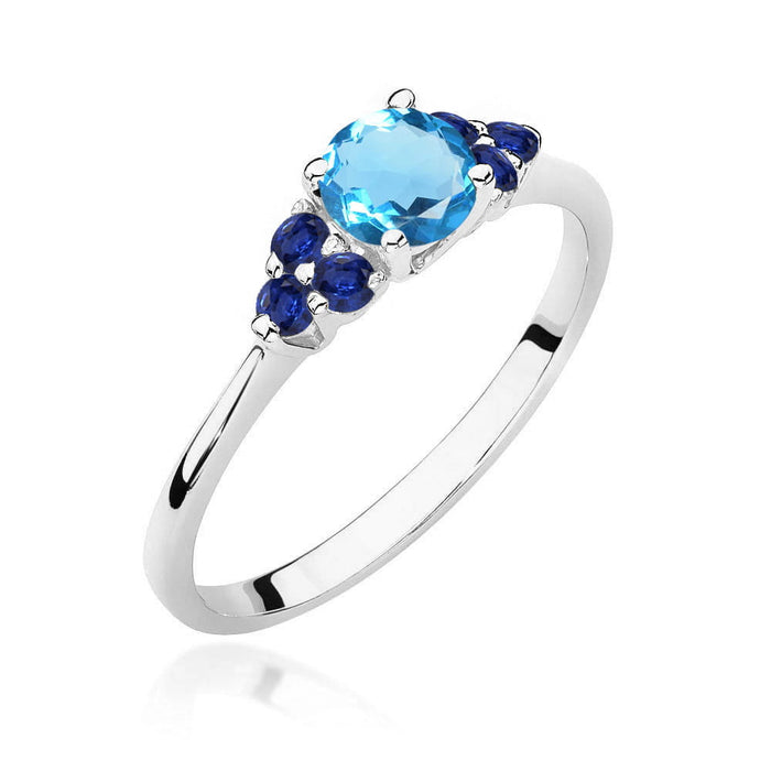 Inel Aur 14K W451 Topaz 0.50ct