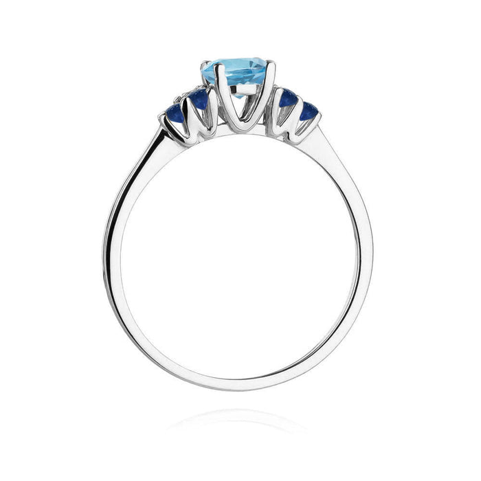 Inel Aur 14K W451 Topaz 0.50ct