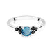 Inel Aur 14K W451 Topaz London Blue 0.50ct