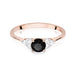 Inel Aur 14K W451 Diamant Negru 0.50ct