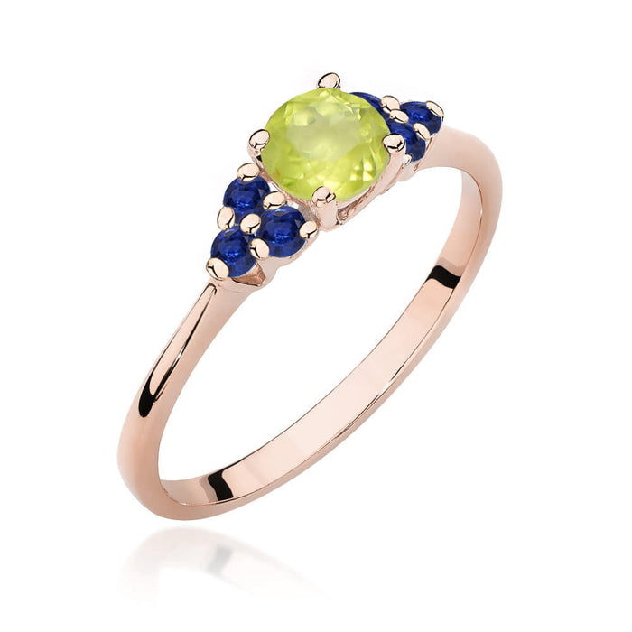 Inel Aur 14K W451 Peridot 0.60ct