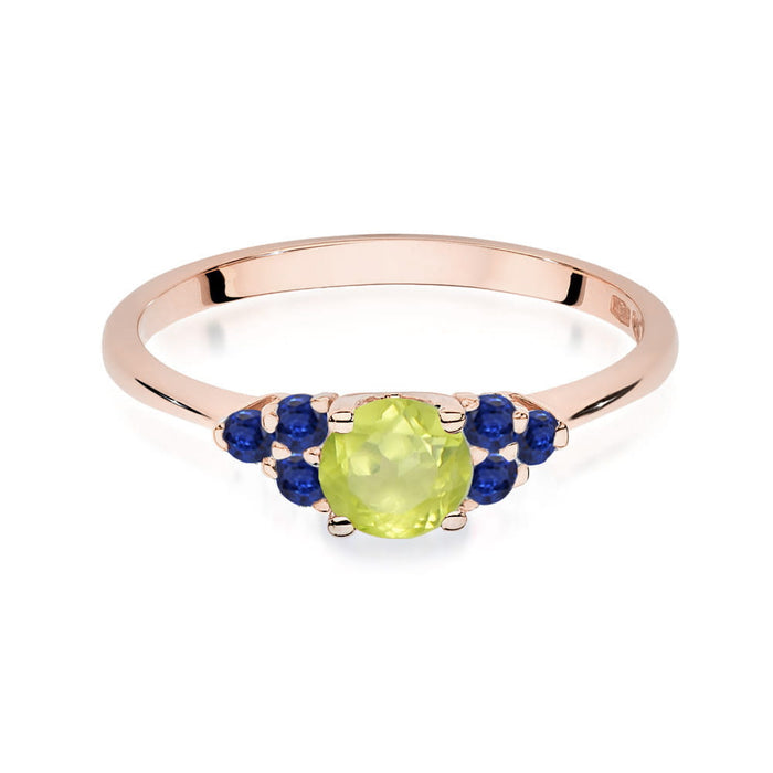 Inel Aur 14K W451 Peridot 0.60ct