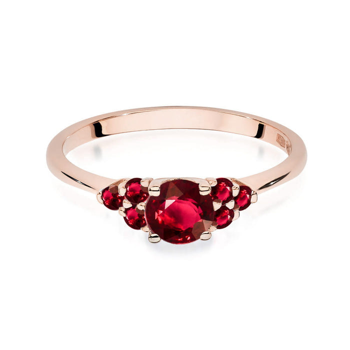 Inel Aur 14K W451 Rubin 0.60ct