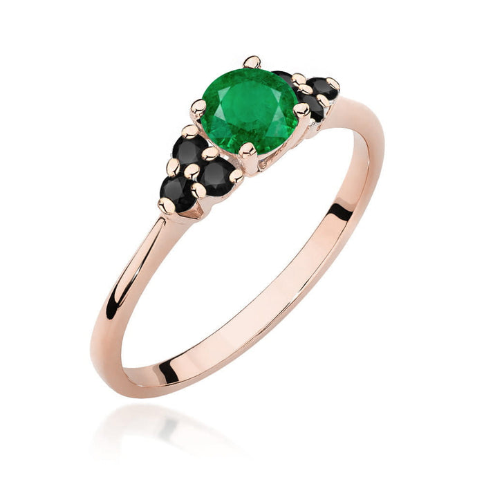 Inel Aur 14K W451 Smarald 0.50ct