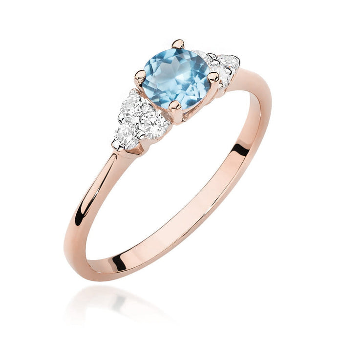 Inel Aur 14K W451 Topaz 0.50ct