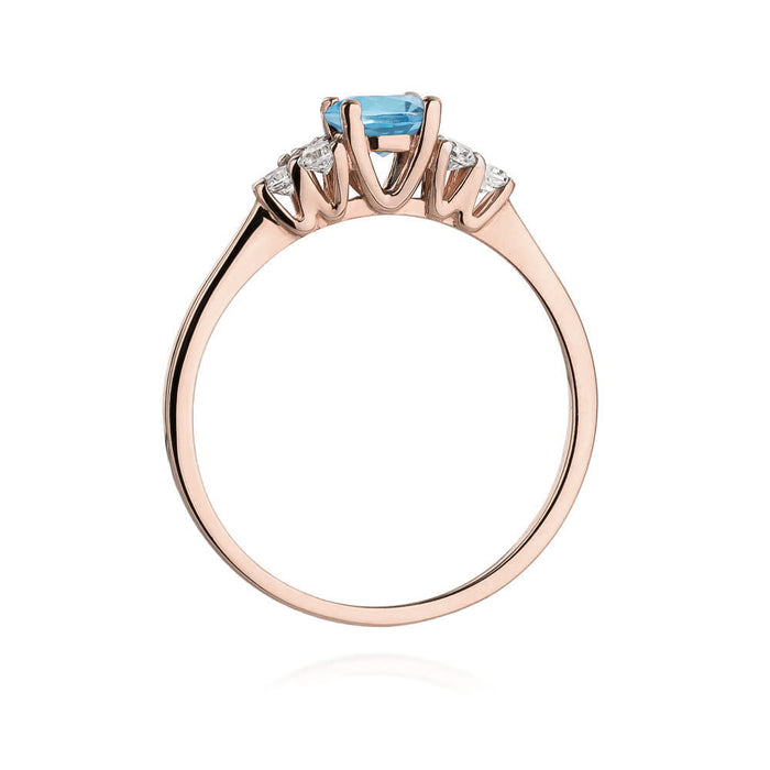 Inel Aur 14K W451 Topaz 0.50ct
