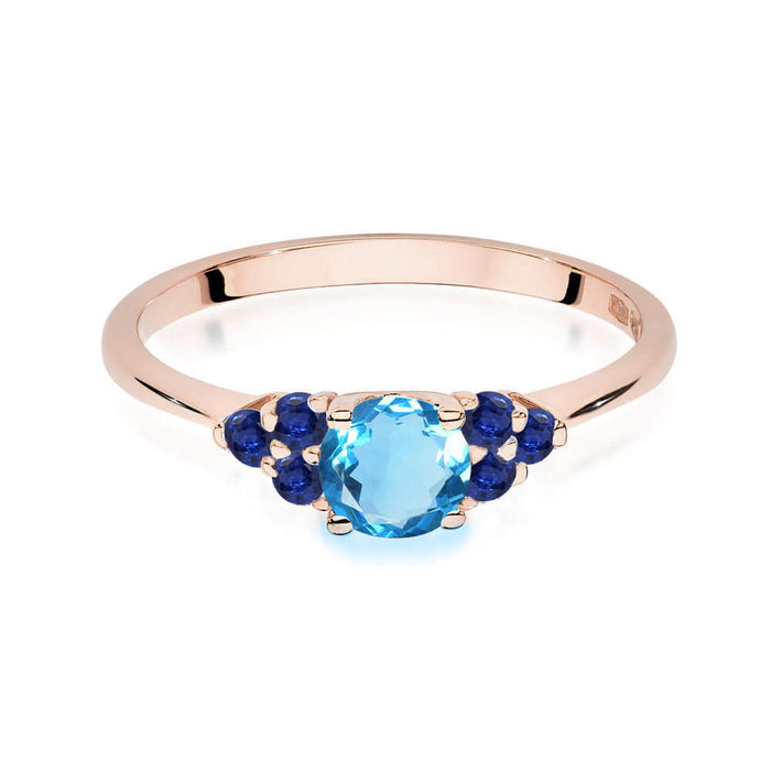 Inel Aur 14K W451 Topaz 0.50ct