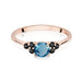 Inel Aur 14K W451 Topaz London Blue 0.50ct