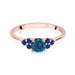 Inel Aur 14K W451 Topaz London Blue 0.50ct