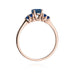 Inel Aur 14K W451 Topaz London Blue 0.50ct