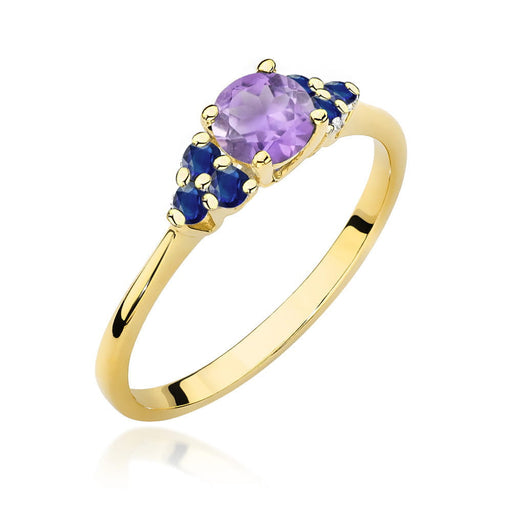 Inel Aur 14K W451 Ametist 0.50ct