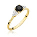 Inel Aur 14K W451 Diamant Negru 0.50ct