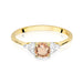 Inel Aur 14K cu Morganit 0.40 ct si Diamante Naturale 0.18 ct