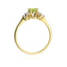 Inel Aur 14K cu Peridot 0.60 ct si Diamante Naturale 0.18 ct