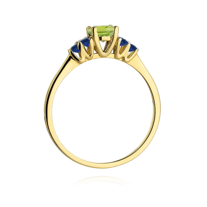 Inel Aur 14K W451 Peridot 0.60ct