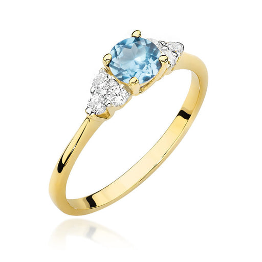 Inel Aur 14K W451 Topaz 0.50ct