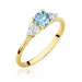 Inel Aur 14K W451 Topaz 0.50ct