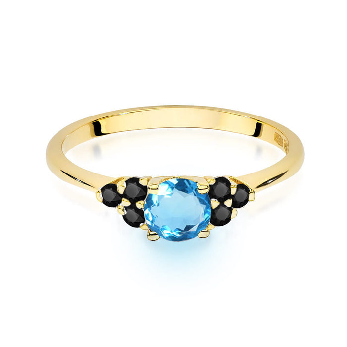 Inel Aur 14K W451 Topaz 0.50ct