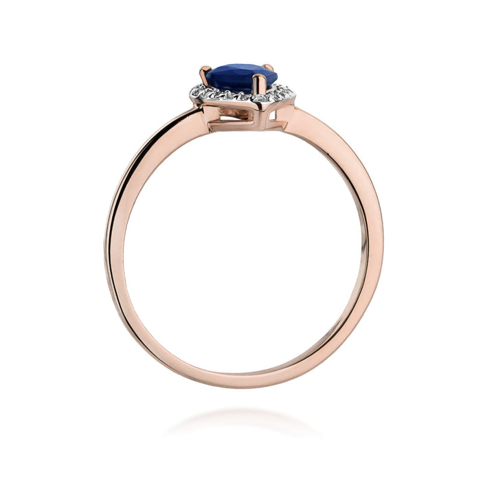 Inel Aur 14k cu Safir 0.60 ct