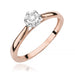 Inel Aur 14k cu Diamant Natural 0.08 ct