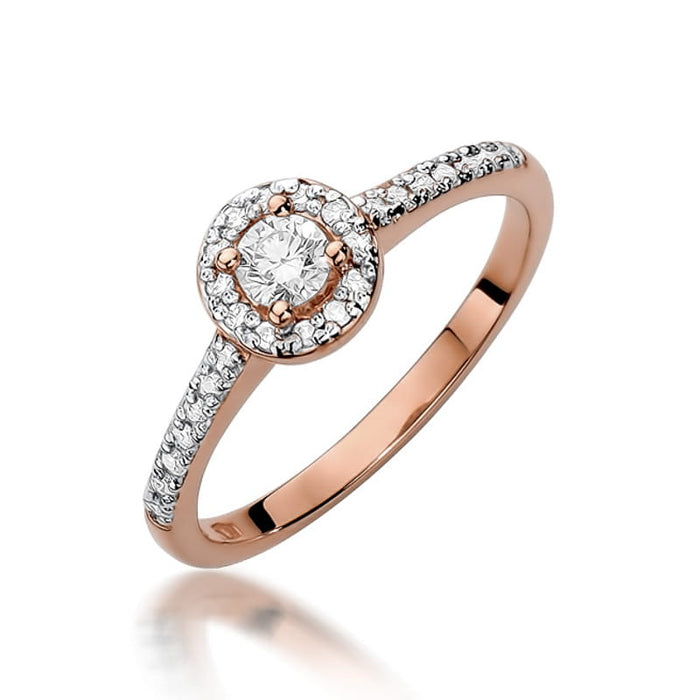 Inel Aur 14K cu Diamante Naturale 0.52 ct