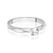 Inel Aur 14K cu Diamant 0.20 ct - Alb