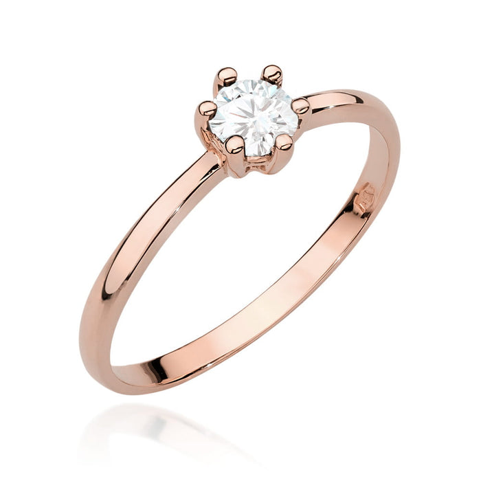 Inel Aur 14K W496 Diamant 0.30ct