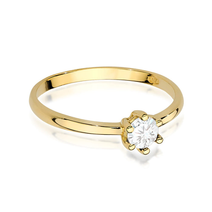 Inel Aur 14K W496 Diamant 0.30ct