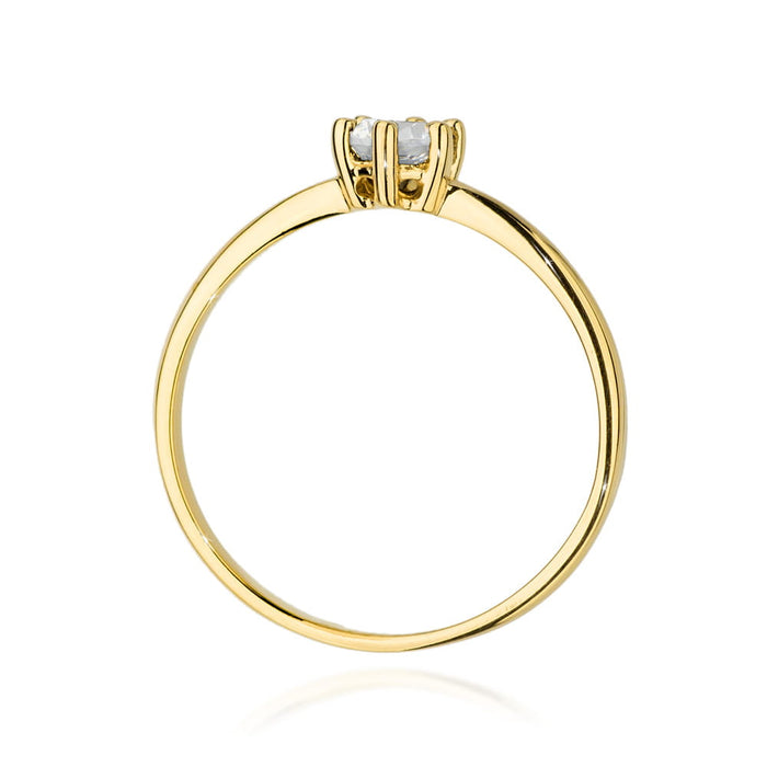 Inel Aur 14K W496 Diamant 0.30ct