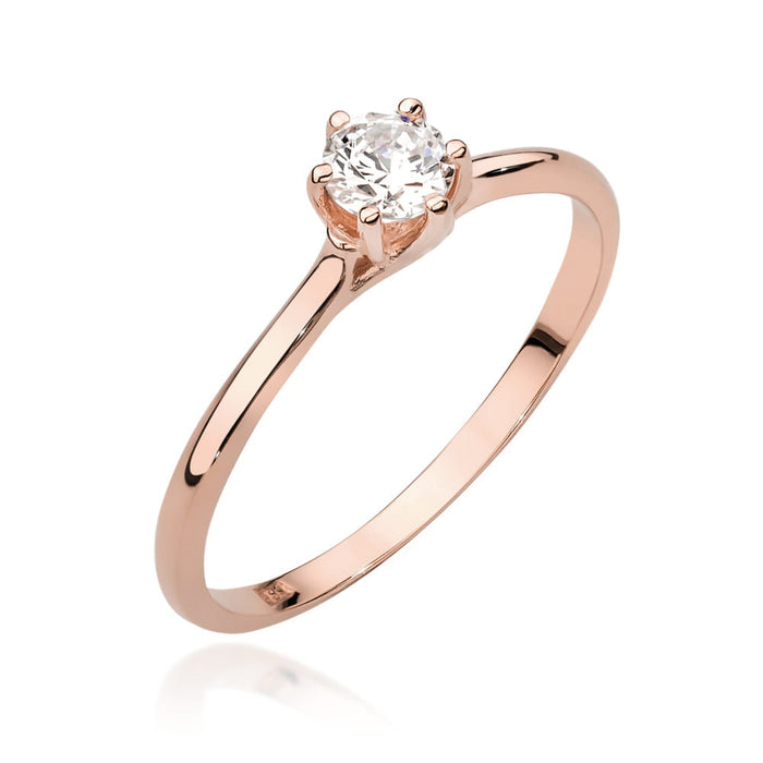 Inel Aur 14K cu Diamante Naturale 0.26 ct