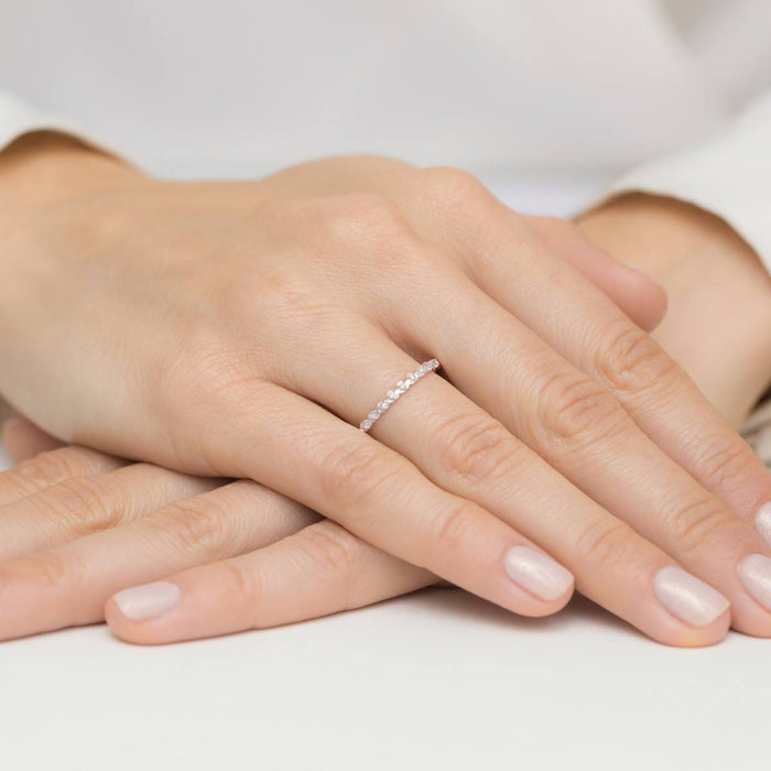 Inel Aur 14k cu Diamante Naturale 0.045 ct