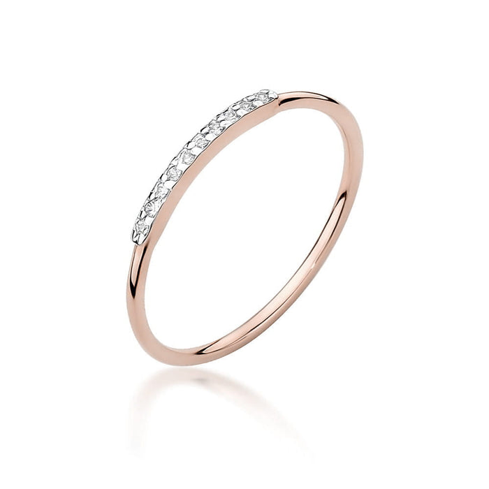 Inel Aur 14k cu Diamante Naturale 0.05 ct