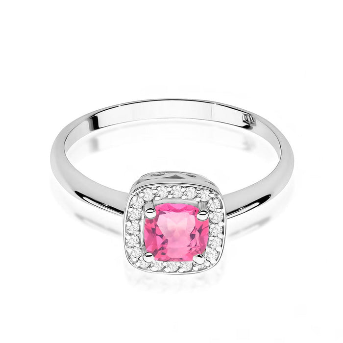 Inel Aur 14K W514 Topaz Roz 0.65ct