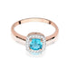 Inel Aur 14K W514 Topaz 0.70ct