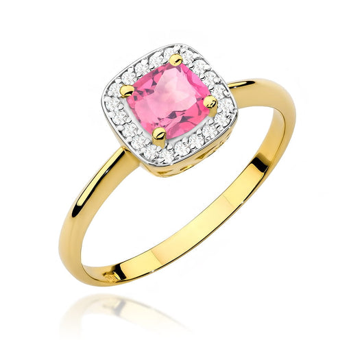 Inel Aur 14K W514 Topaz Roz 0.65ct