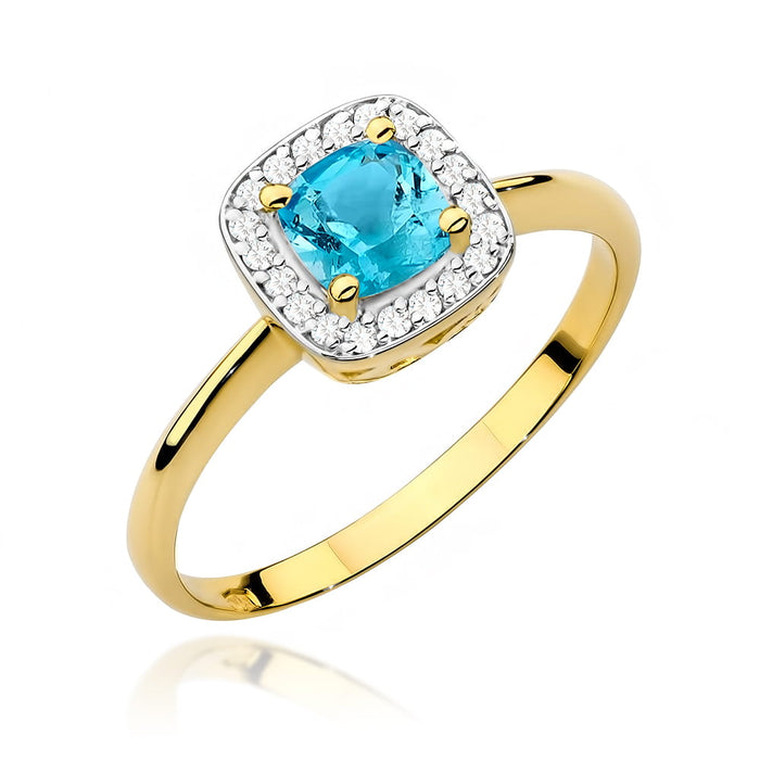 Inel Aur 14K W514 Topaz 0.70ct