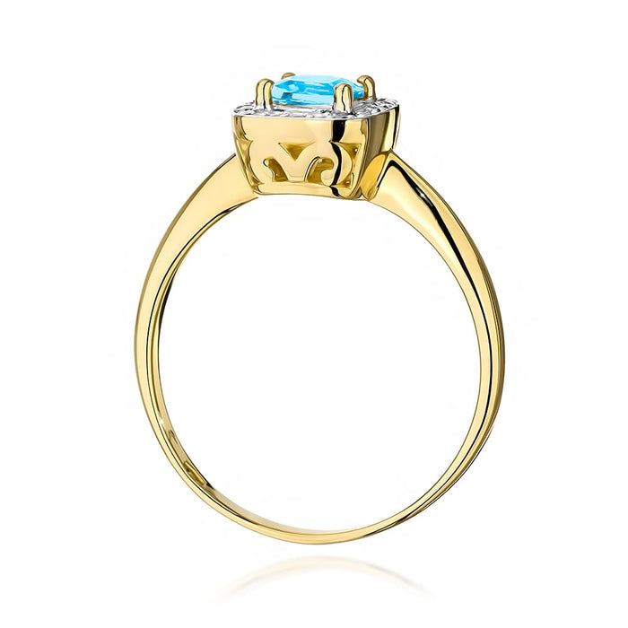 Inel Aur 14K W514 Topaz 0.70ct