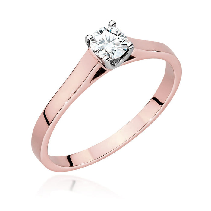 Inel Aur 14K cu Diamant Natural 0.40 ct