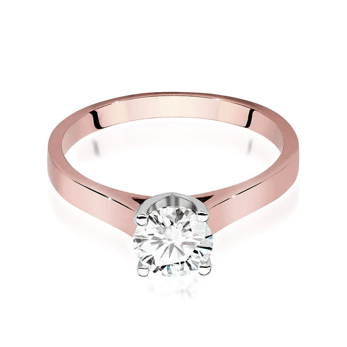 Inel Aur 14K cu Diamant Natural 0.70 ct