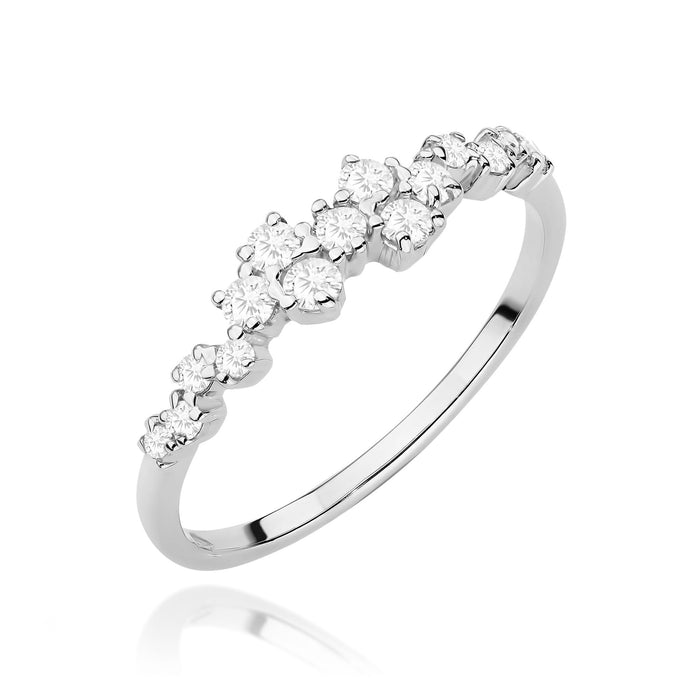 Inel Aur 14k cu Diamante Naturale 0.33 ct