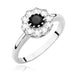 Inel Aur 14K W529 Diamant Negru 0.50ct